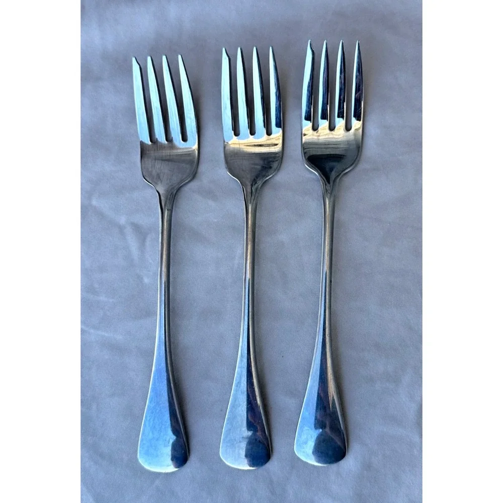 Stainless By Oneida-Cabana Salad Forks set of 3 6.75